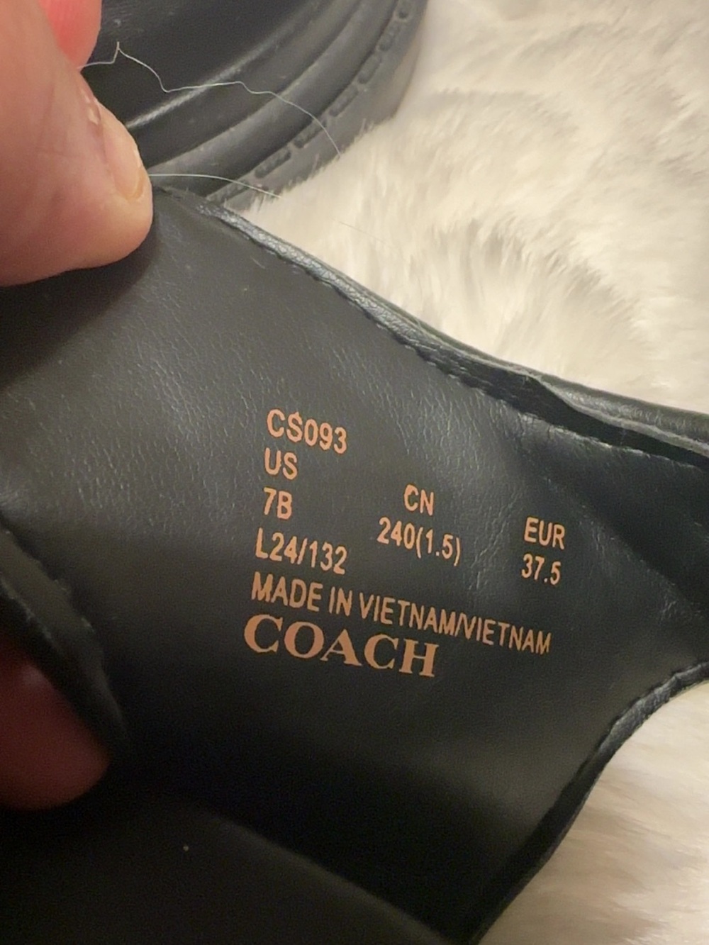 Coach Beige Canvas and Black Leather Strap Sandals with Gold Hardware - Picture 4 of 10